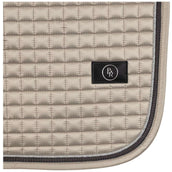 BR Tapis de Selle de Dressage Capri Mat Satiné Island Fossil