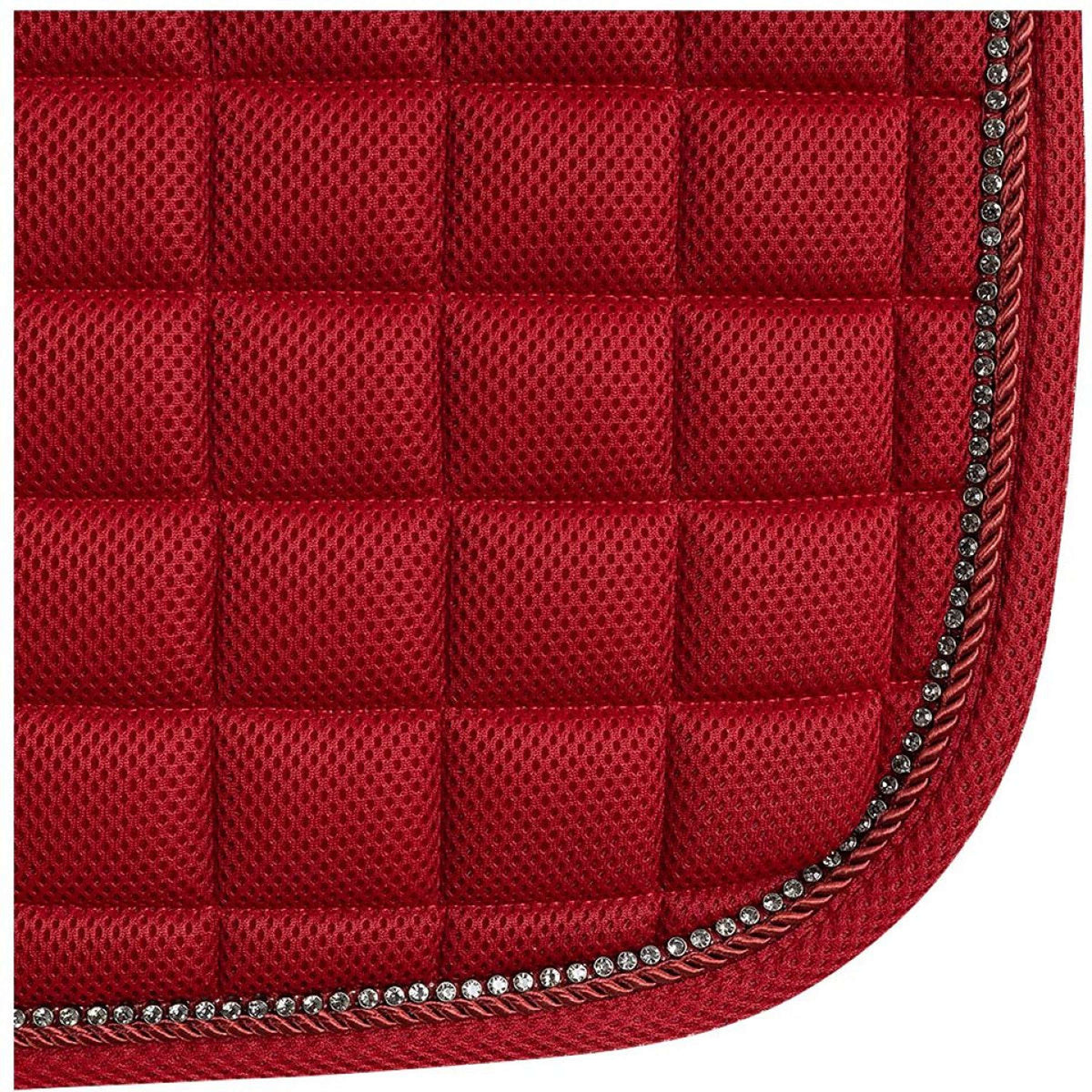 BR Tapis de Selle Ace Flow Dressage Tibétain rouge