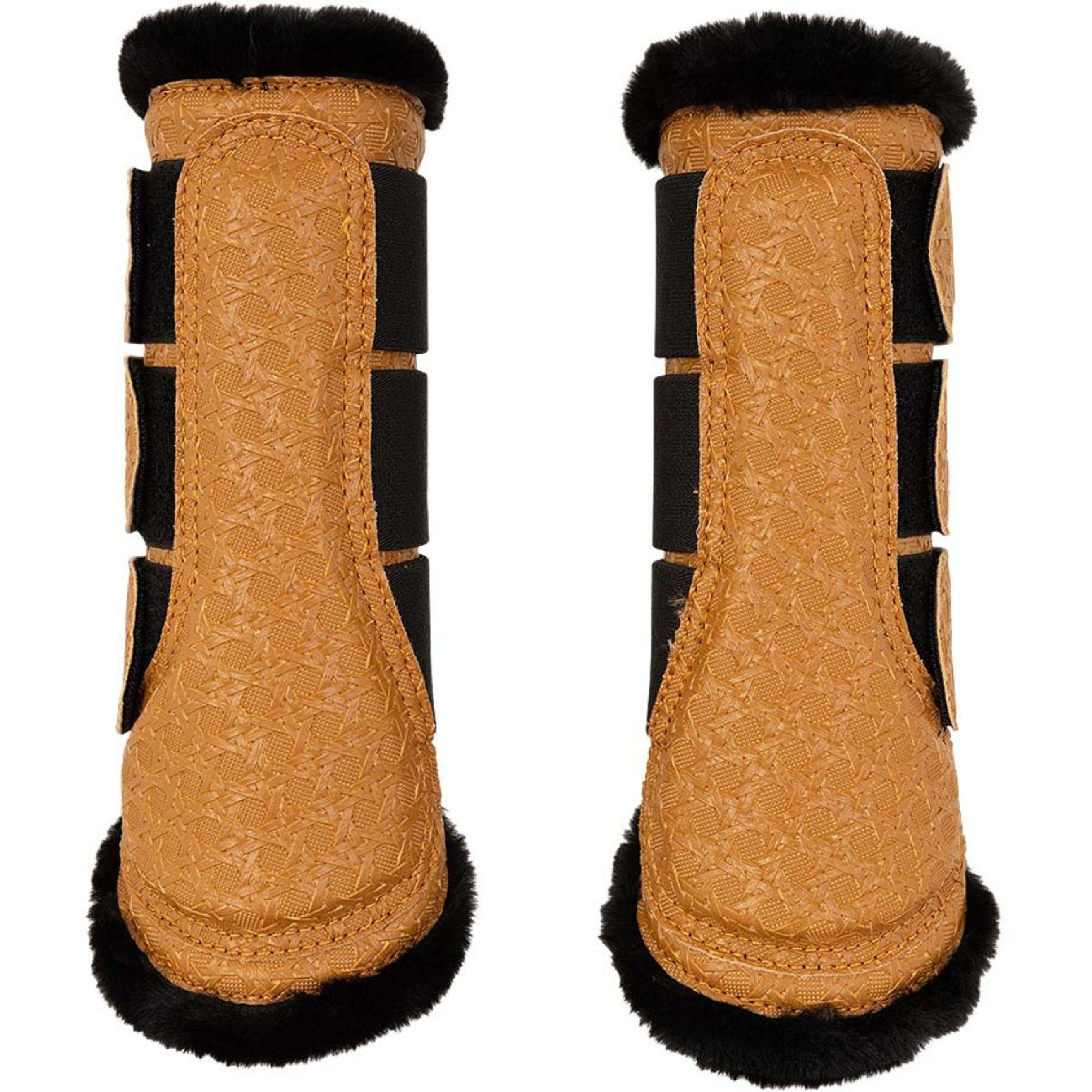 BR Dressage Boots Dressage Boots Fae Majestic Fake Fur Cathay Spice