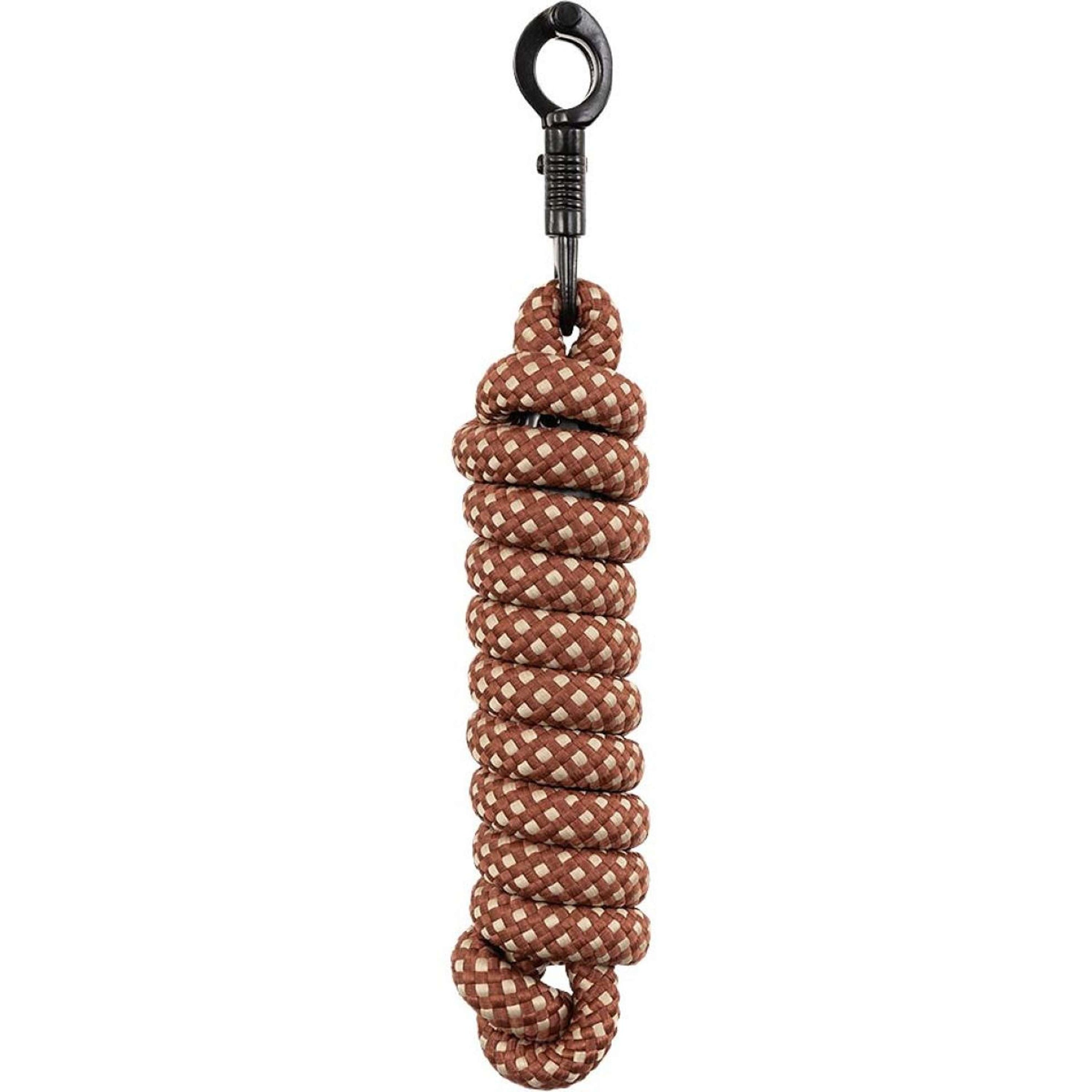 BR Halstertouw Corde pour Licol Eevolv avec Crochet Panique Roasted Russet