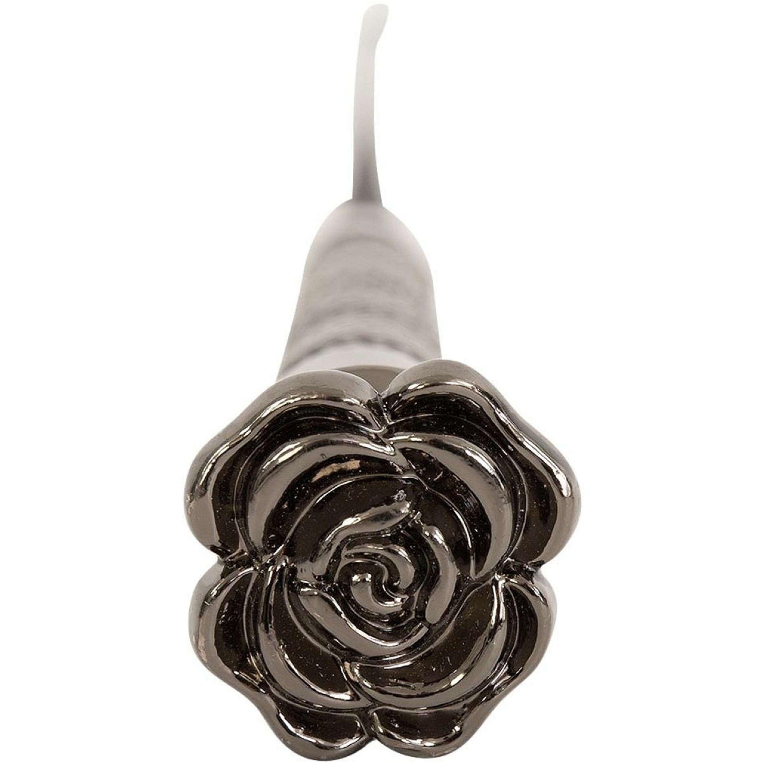 Premiere Cravache de Dressage Flower Noir/Métal Premiere Cravache de Dressage Flower Noir/Métal