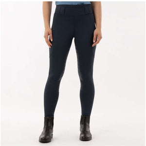 BR Legging d'Équitation Evita Silicone Fond de Peau Blueberry