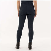 BR Pantalon d'Équitation Elisabeth Silicone Fond de Peau Blueberry