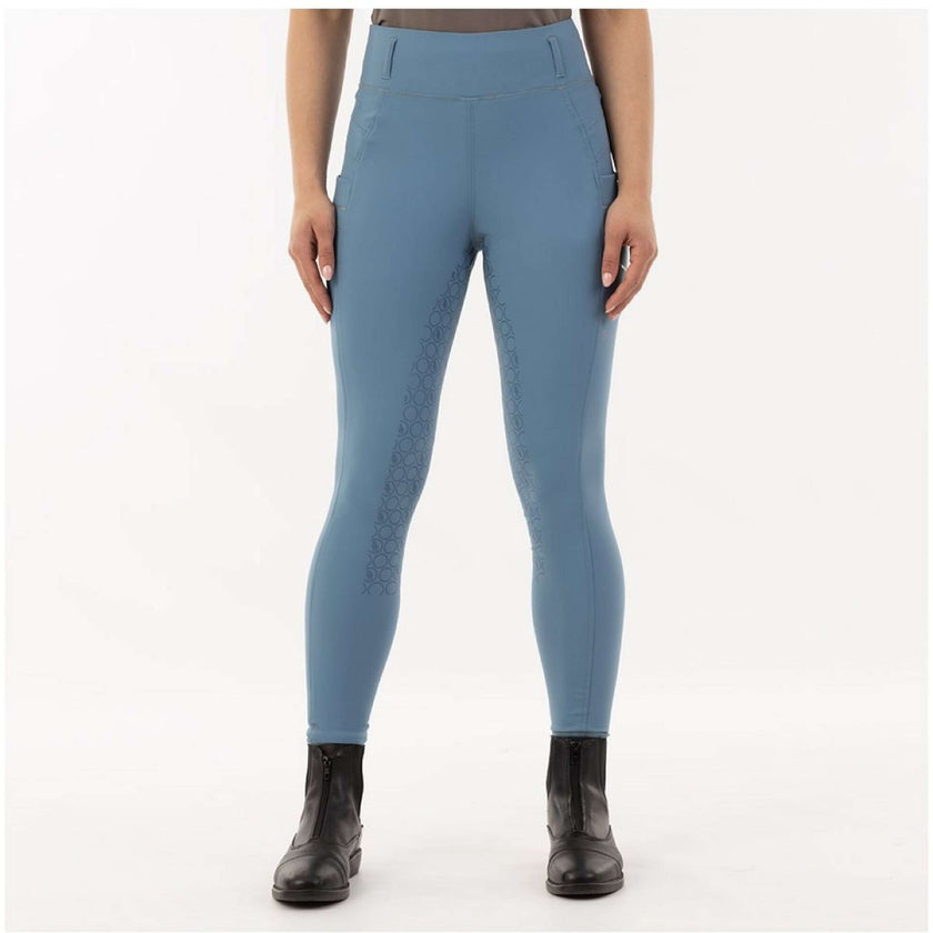 BR Pantalon d'Équitation Elisabeth Silicone Fond de Peau Captain's Blue