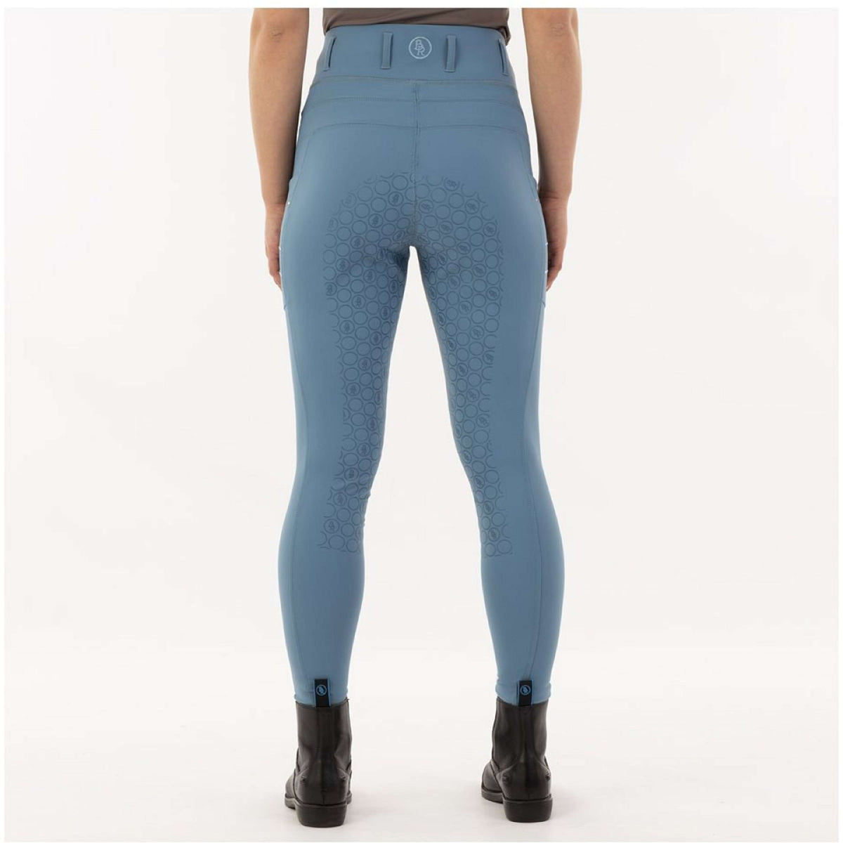 BR Pantalon d'Équitation Elisabeth Silicone Fond de Peau Captain's Blue