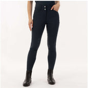 BR Pantalon d'Équitation Ember Silicone Fond de Peau Blueberry