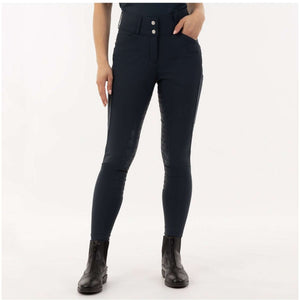 BR Pantalon d'Équitation Ember Silicone Fond de Peau Blueberry