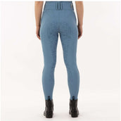 BR Pantalon d'Équitation Ember Silicone Fond de Peau Captain's Blue