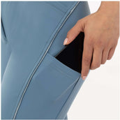 BR Pantalon d'Équitation Ember Silicone Fond de Peau Captain's Blue