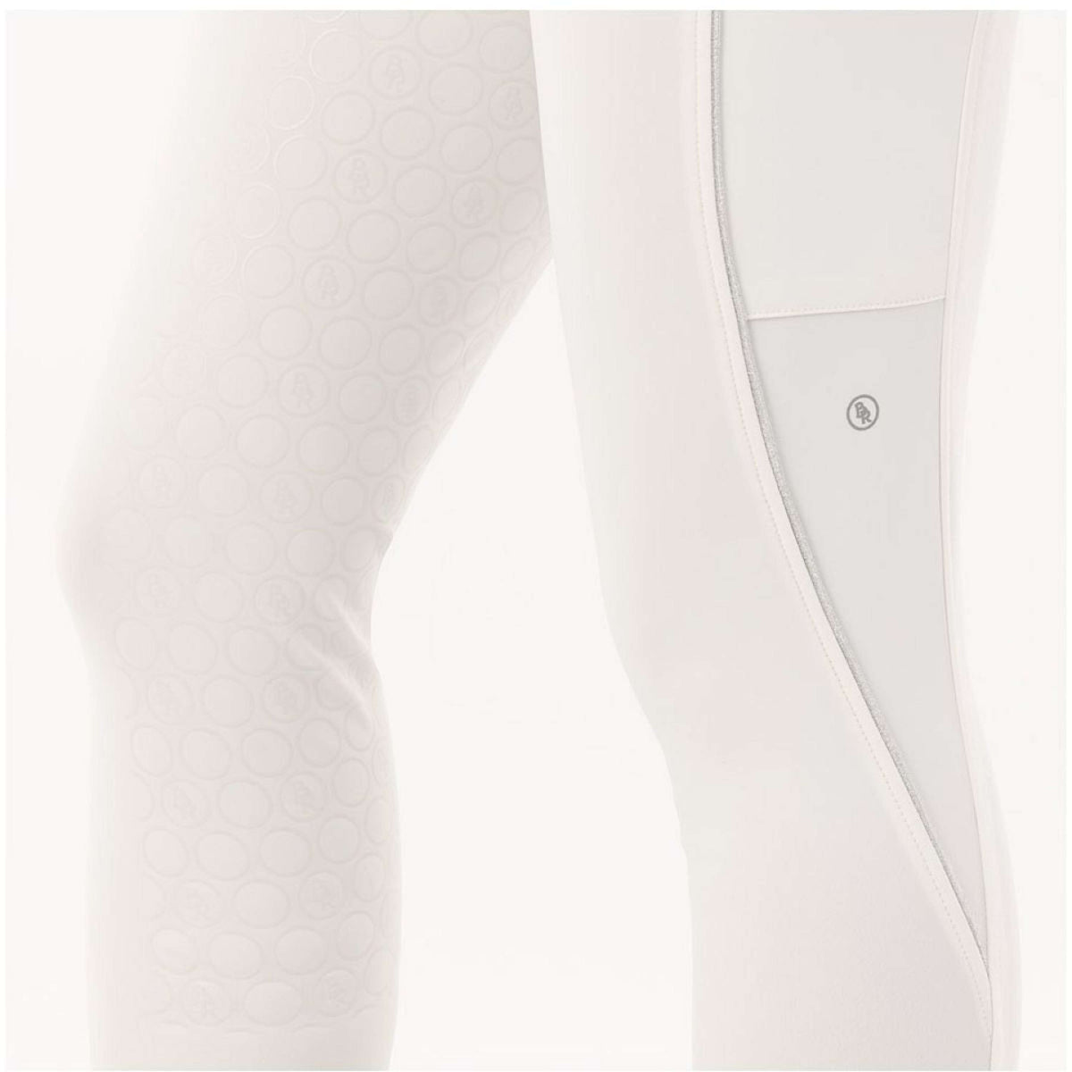 BR Pantalon d'Équitation Ember Silicone Fond de Peau Snow White