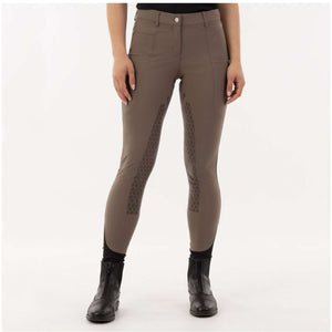 BR Pantalon d'Équitation Envy Silicone Fond de Peau Falcon