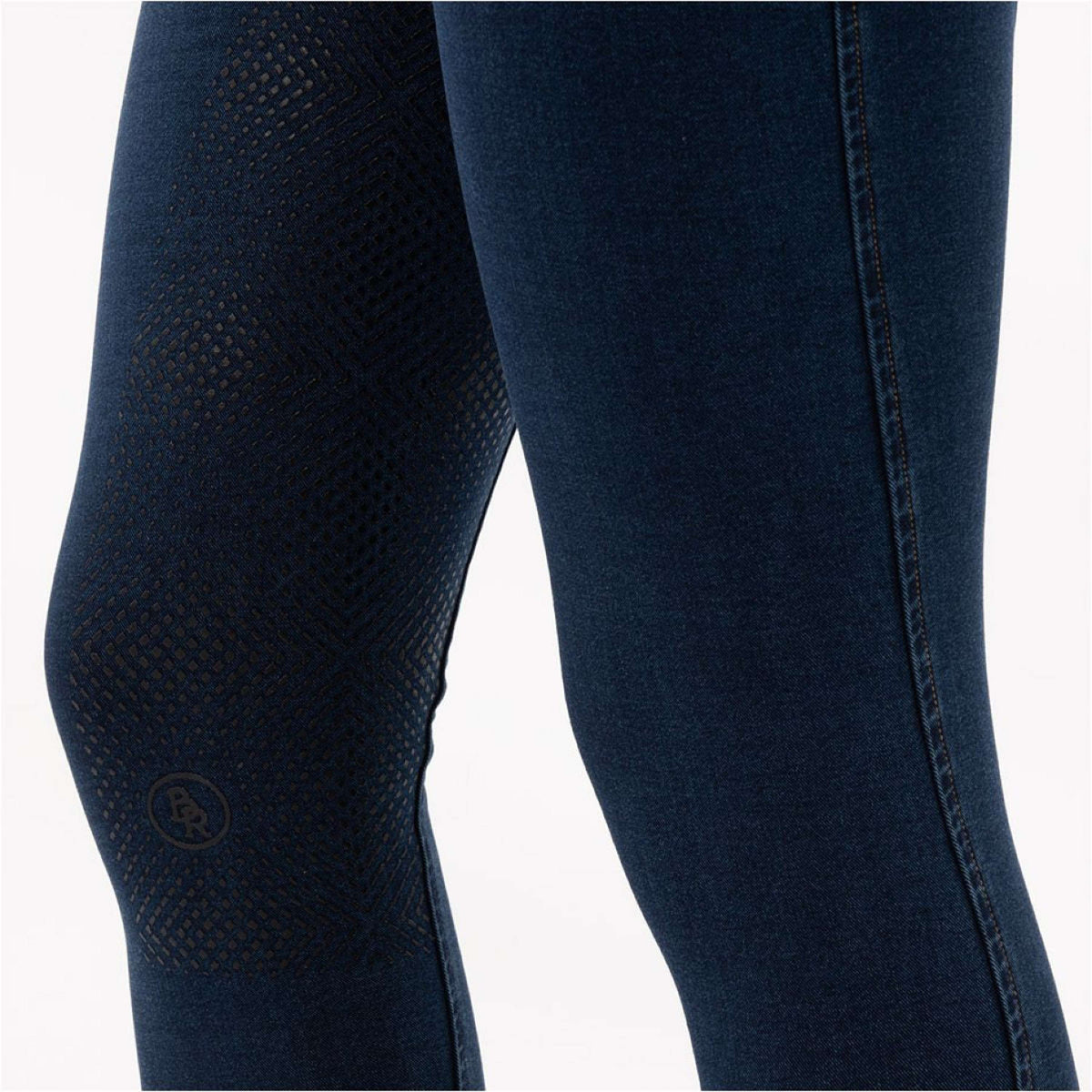 BR Legging d'Équitation Florence Full Grip Bleu Denim