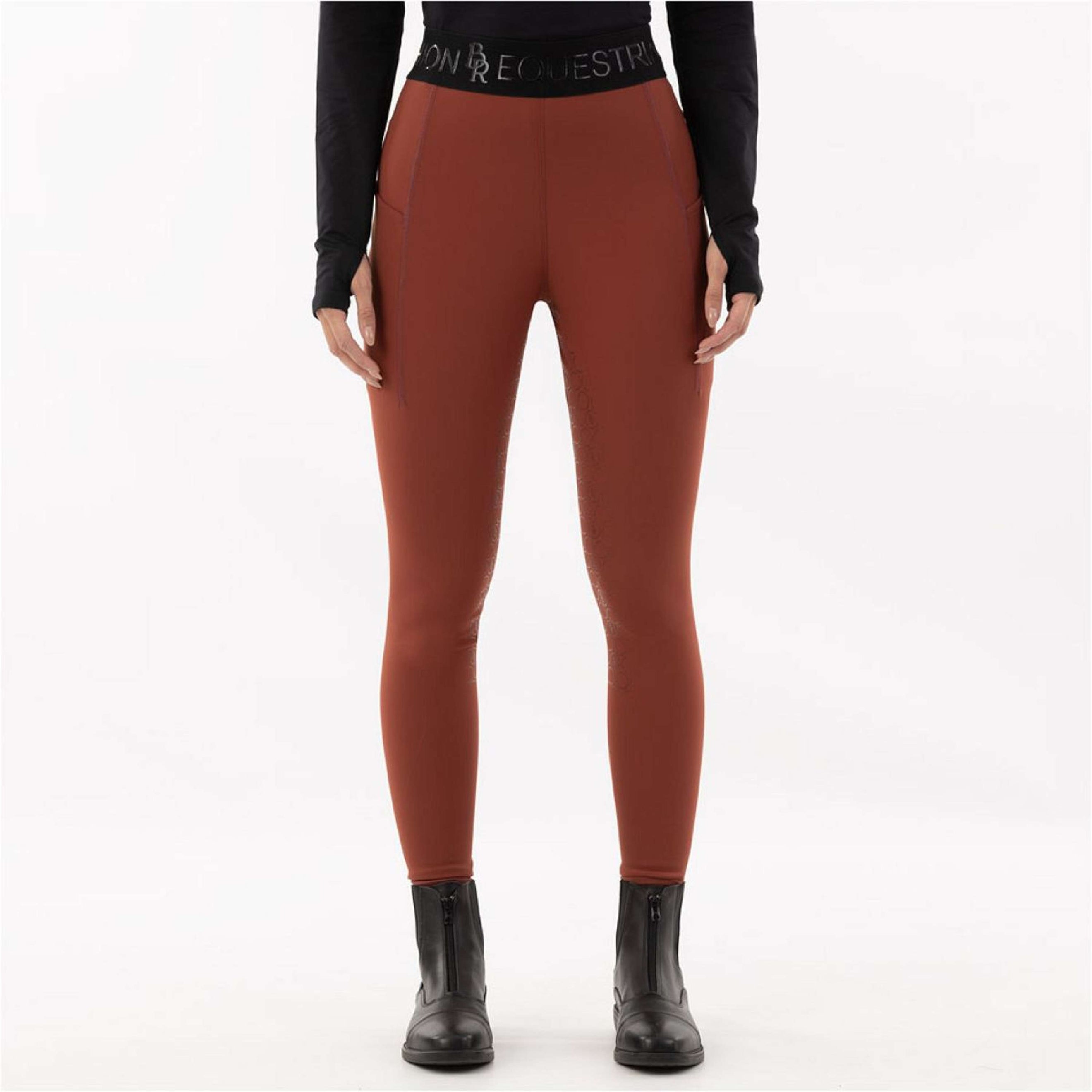 BR Rijbroek Pantalon d'Équitation Faiga Full Grip Roasted Russet