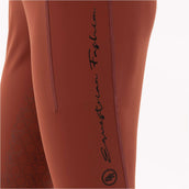 BR Legging d'Équitation Faiga Full Grip Roasted Russet