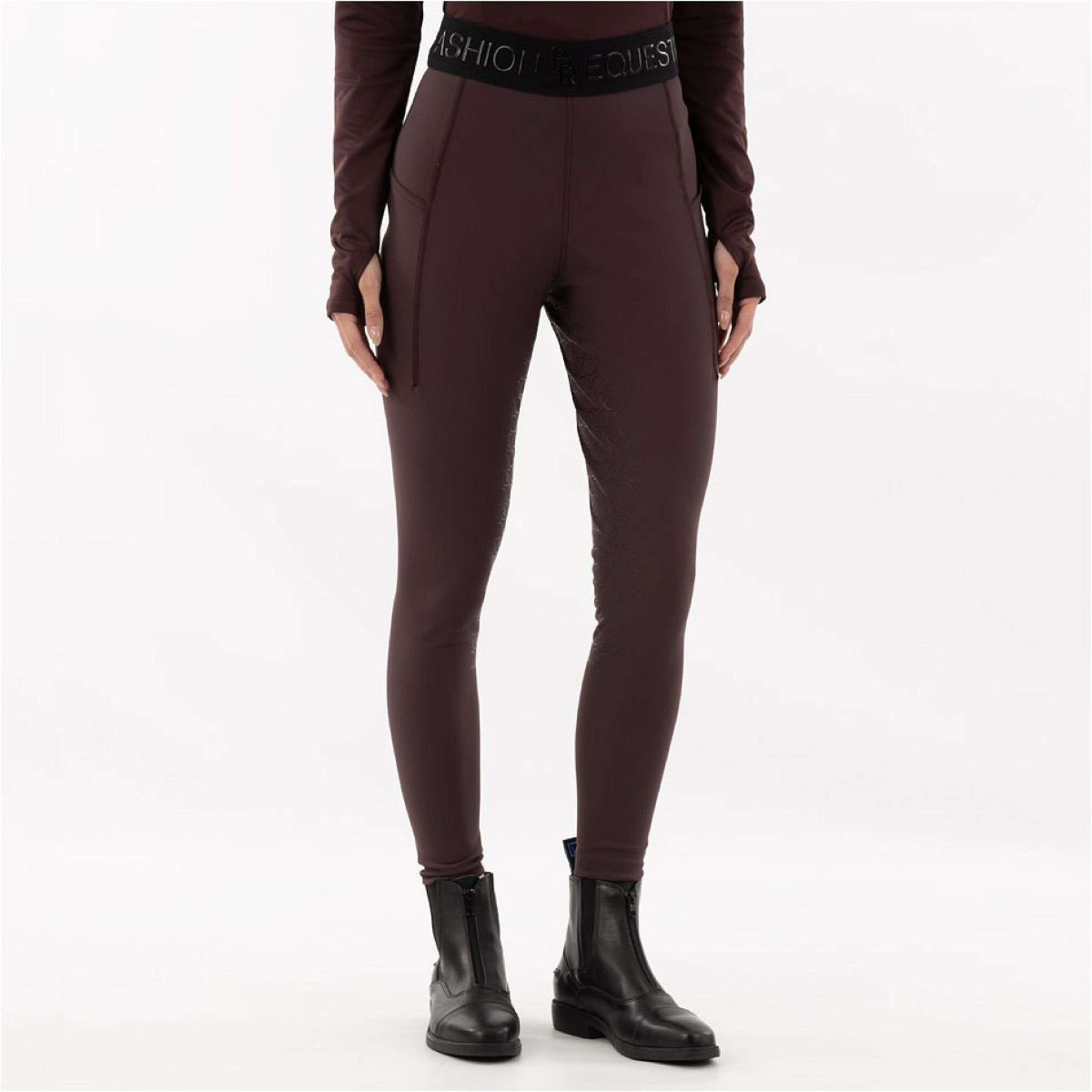 BR Rijbroek Pantalon d'Équitation Faiga Full Grip Fudge