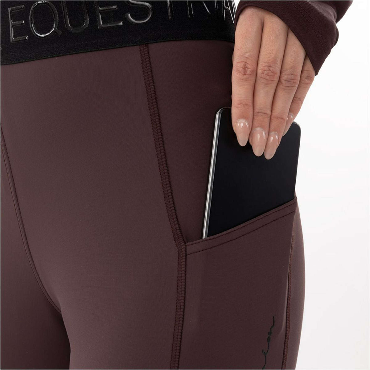 BR Legging d'Équitation Faiga Full Grip Fudge