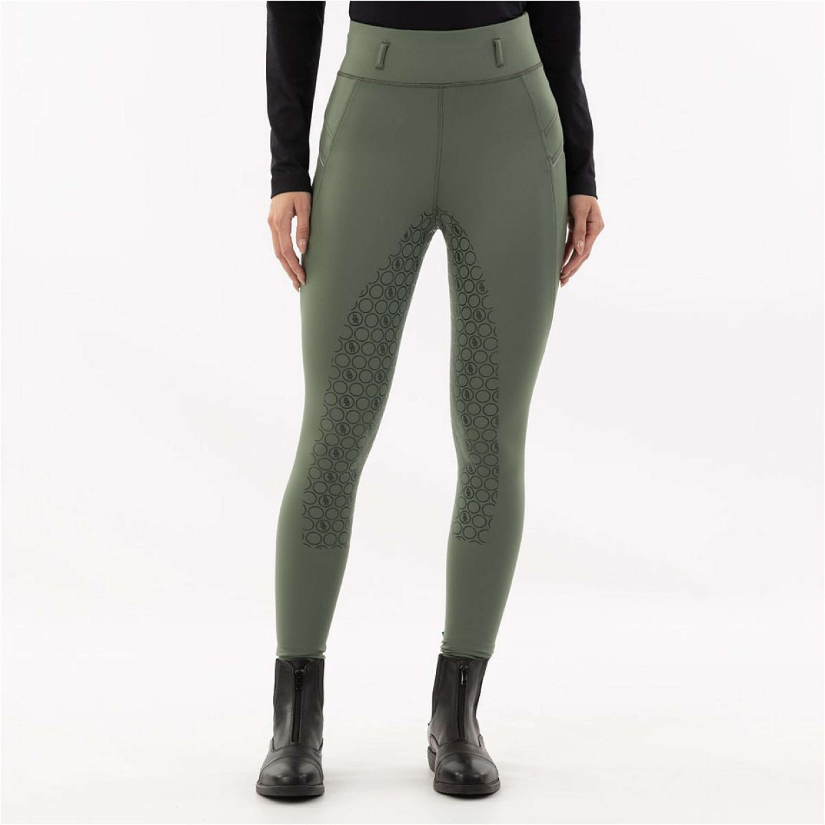 BR Rijbroek Pantalon d'Équitation Florien Full Grip Beetle