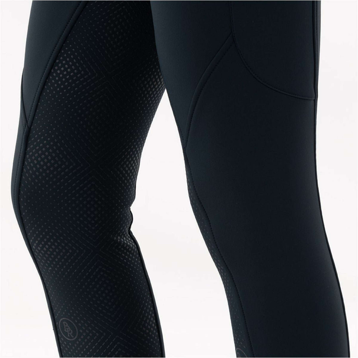 BR Rijbroek Pantalon d'Équitation Froukje Softshell Full Grip carbone