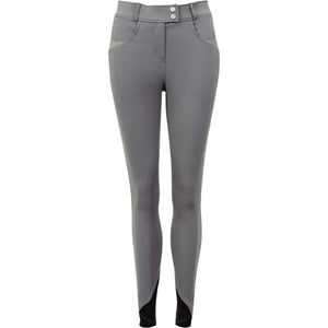 BR Rijbroek Pantalon d'Équitation Fabienne Prise de Genou Quiet Shade