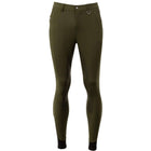 BR Pantalon d'Équitation Maikel Silicone Fond de Peau Forest Green