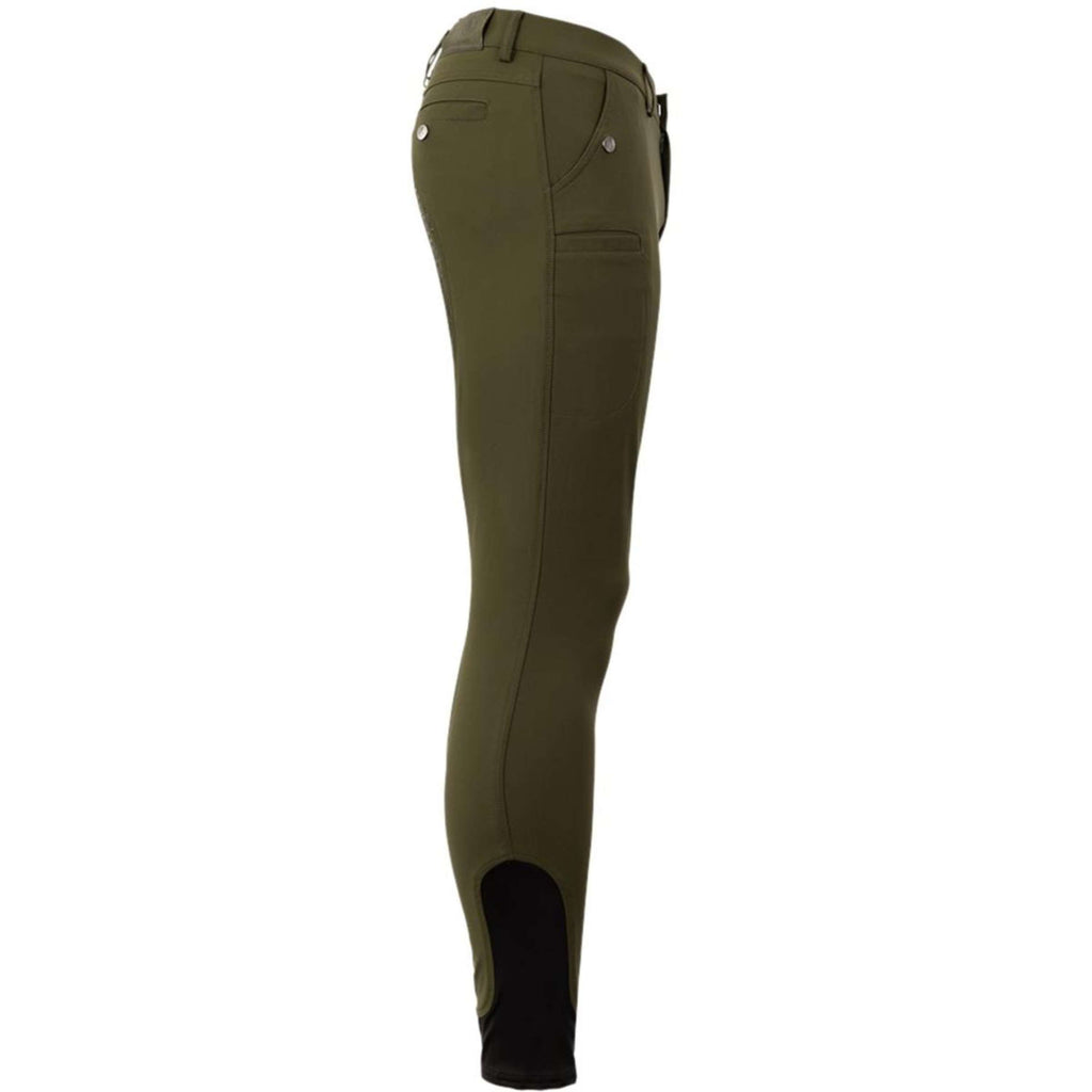 BR Pantalon d'Équitation Maikel Silicone Fond de Peau Forest Green