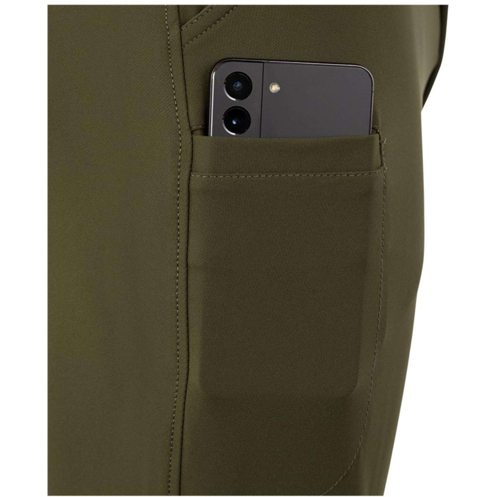 BR Pantalon d'Équitation Maikel Silicone Fond de Peau Forest Green