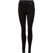 Premiere Legging d'Équitation Bouvardia Silicone Fond de Peau Noir