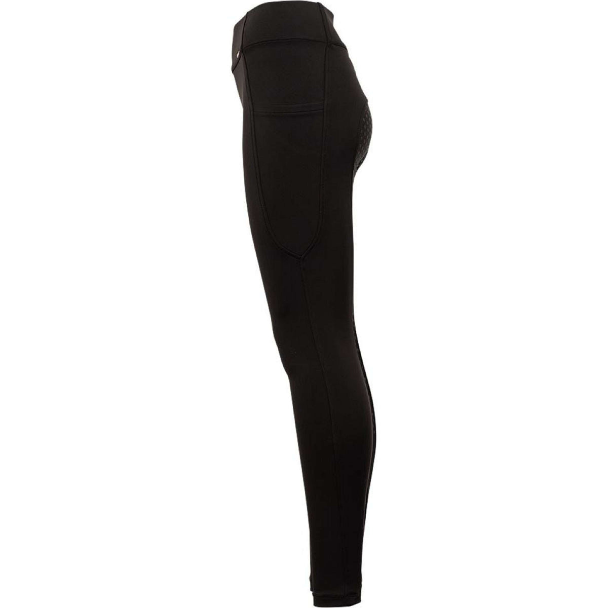 Premiere Legging d'Équitation Bouvardia Silicone Fond de Peau Noir