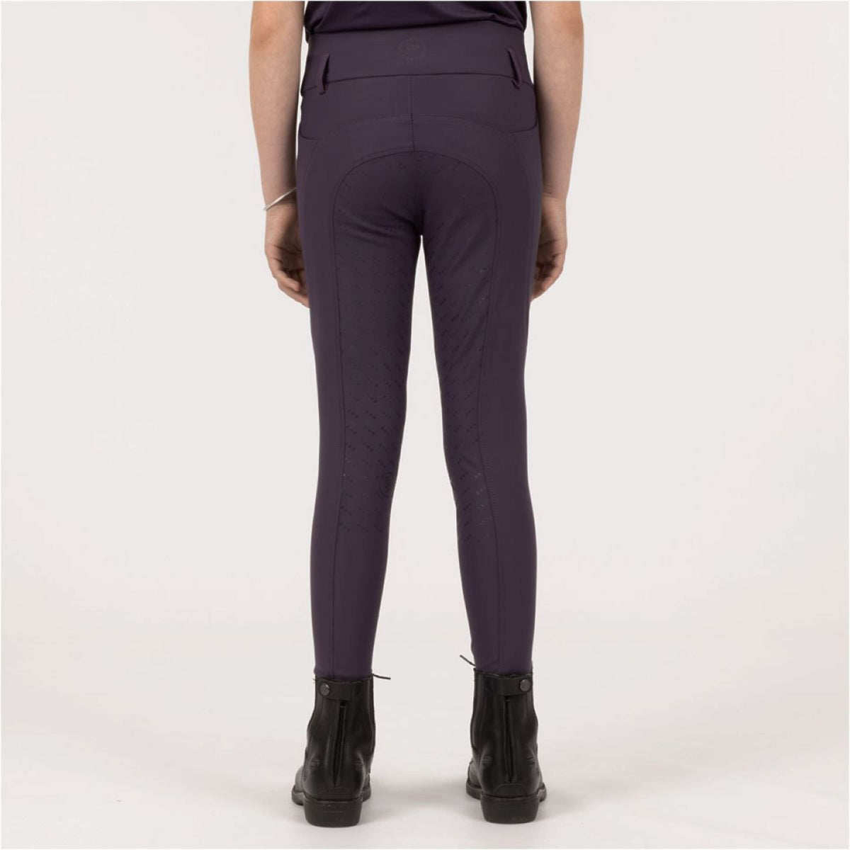 BR Pantalon d'Équitation 4-EH Chanaya Silicone Fond de Peau Nightshade