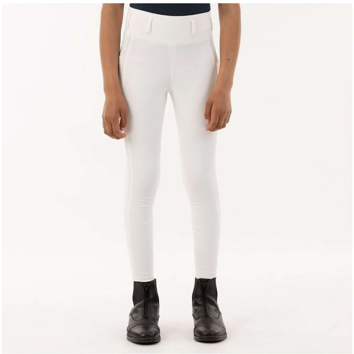 BR Pantalon d'Équitation Eevolv Elke Silicone Fond de Peau Kids Snow White