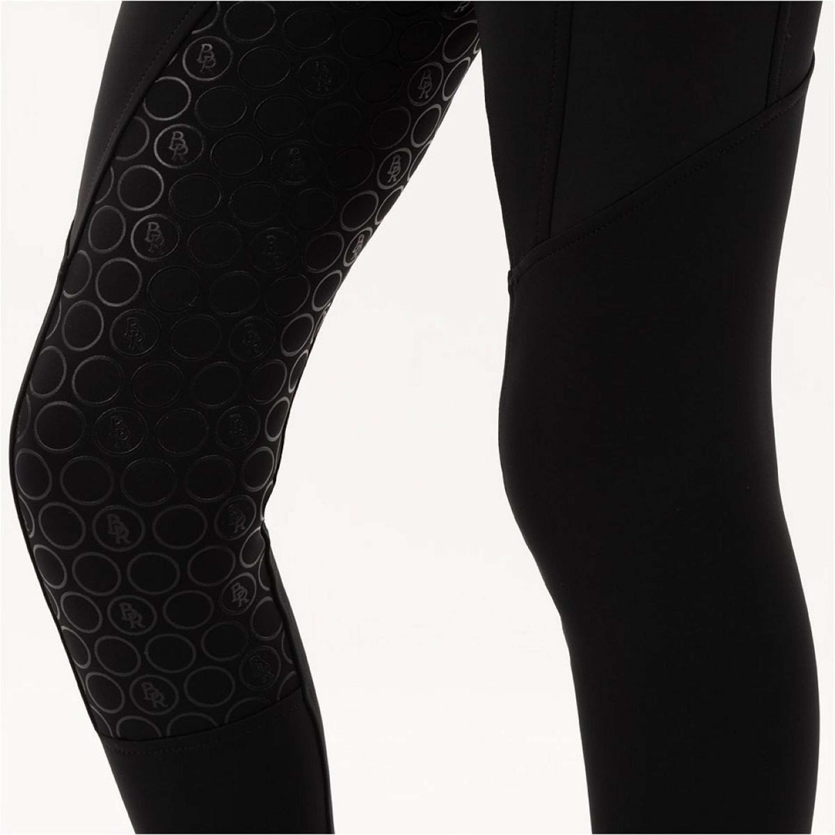 BR Legging d'Équitation Eevolv Elian Silicone Fond de Peau Kids Meteorite