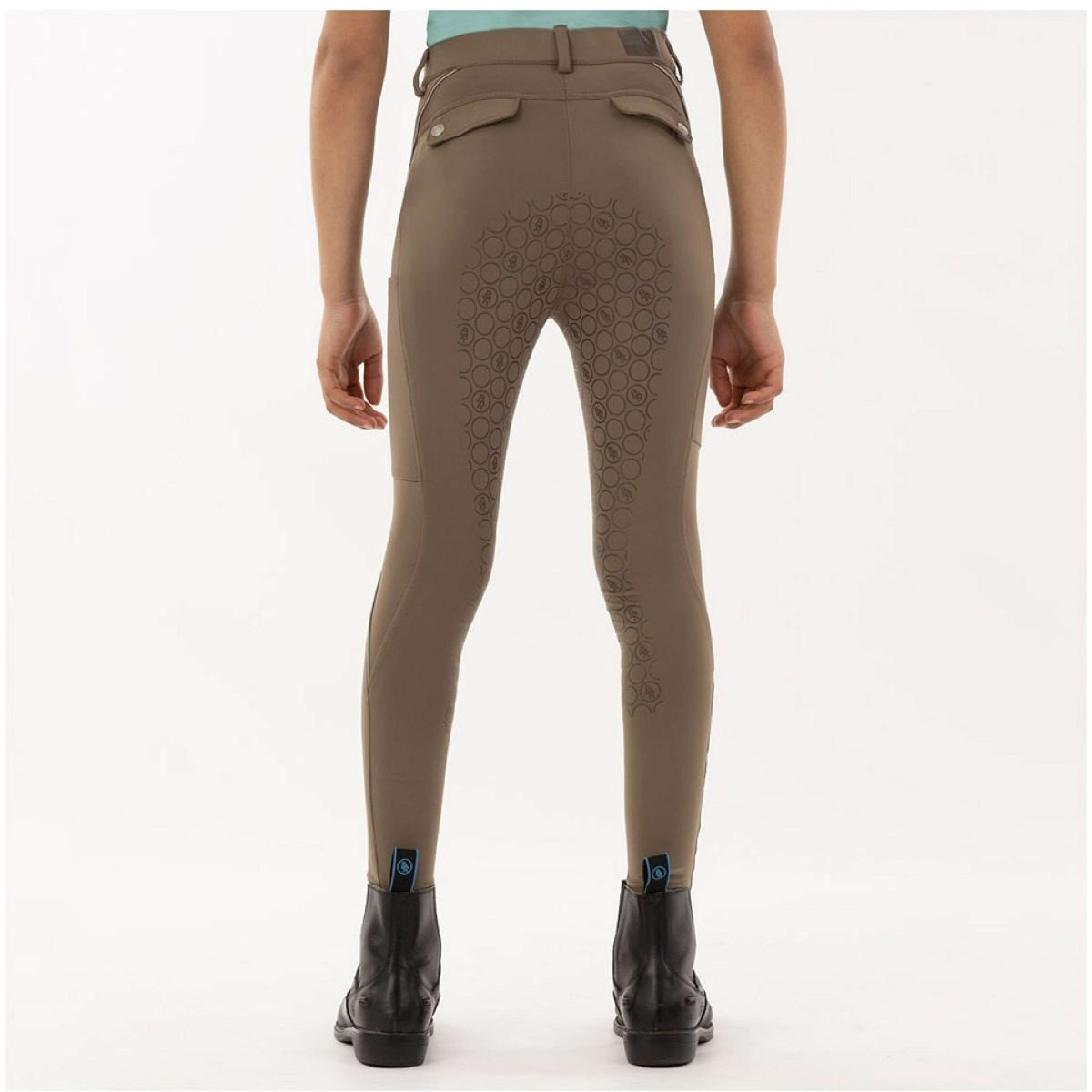 BR Pantalon d'Équitation Eevolv Eden Silicone Fond de Peau Kids Falcon