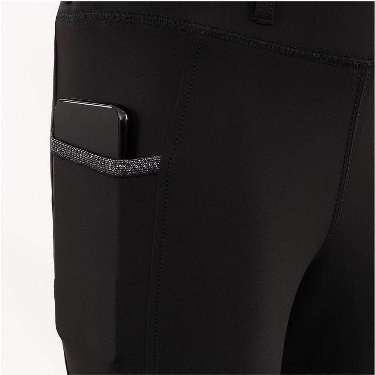 BR Legging d'Équitation Eevolv Figo Full Grip Meteorite