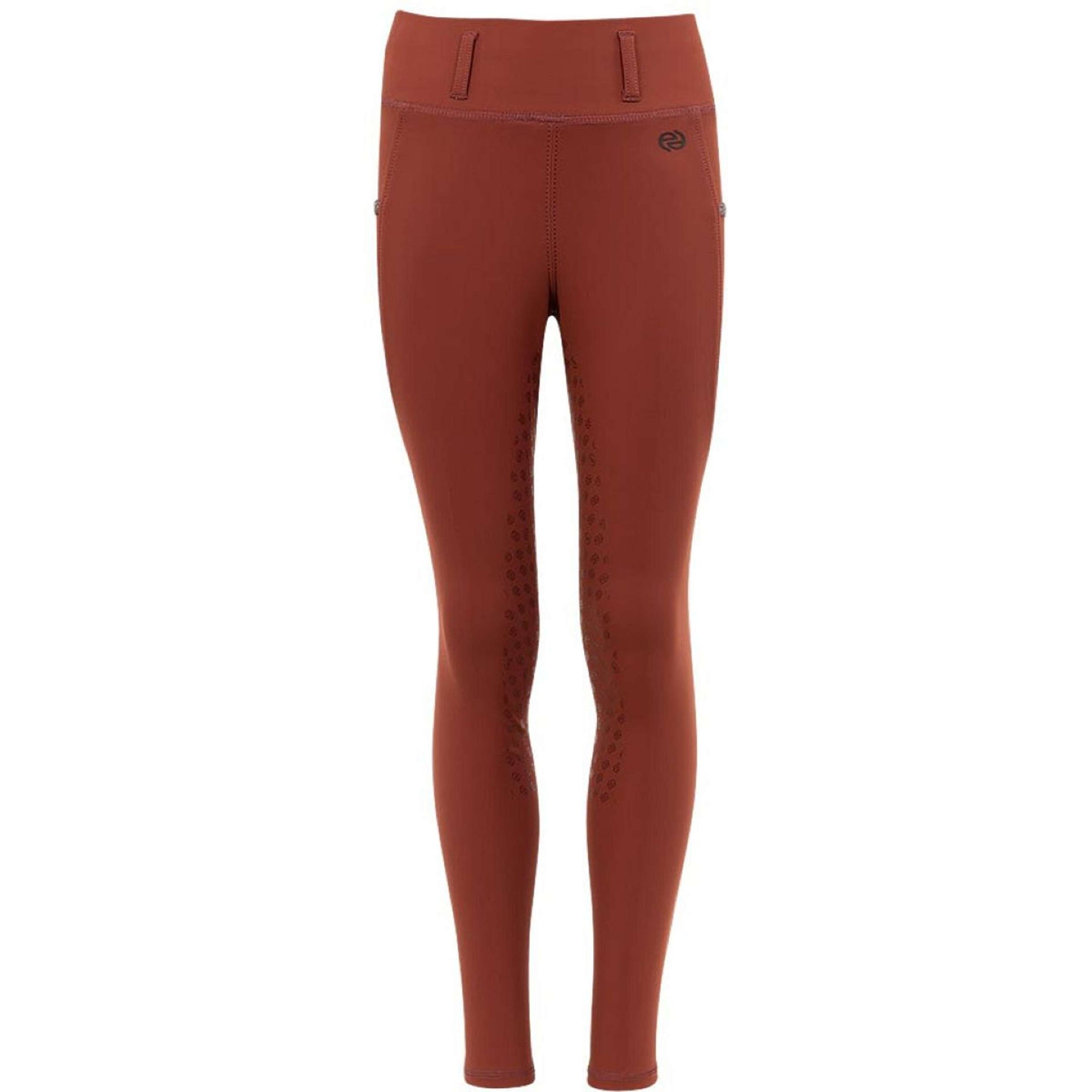 BR Rijbroek Pantalon d'Équitation Eevolv Figo Full Grip Roasted Russet