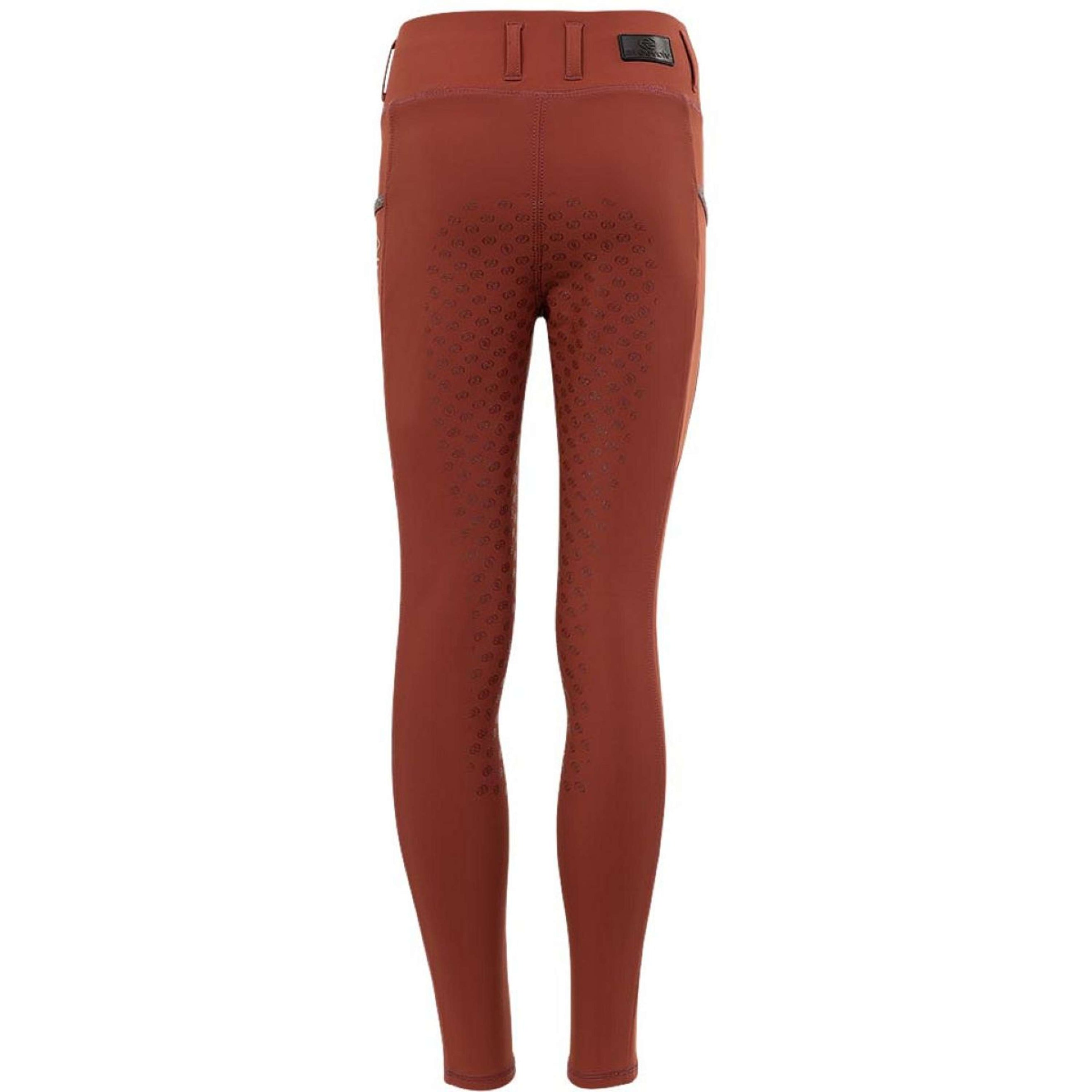 BR Rijbroek Pantalon d'Équitation Eevolv Figo Full Grip Roasted Russet