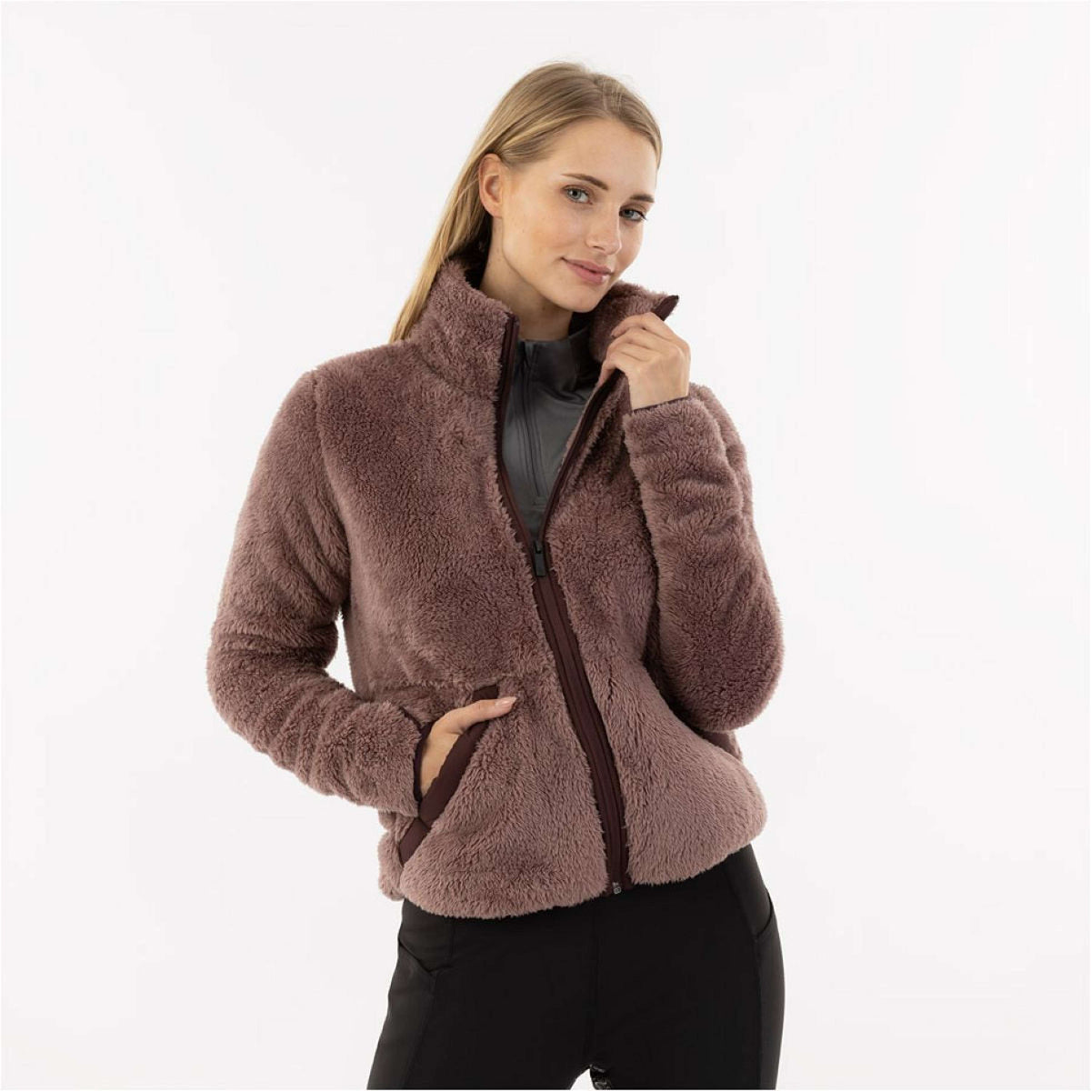 BR Vest Veste Fatima Teddy Twilight Mauve