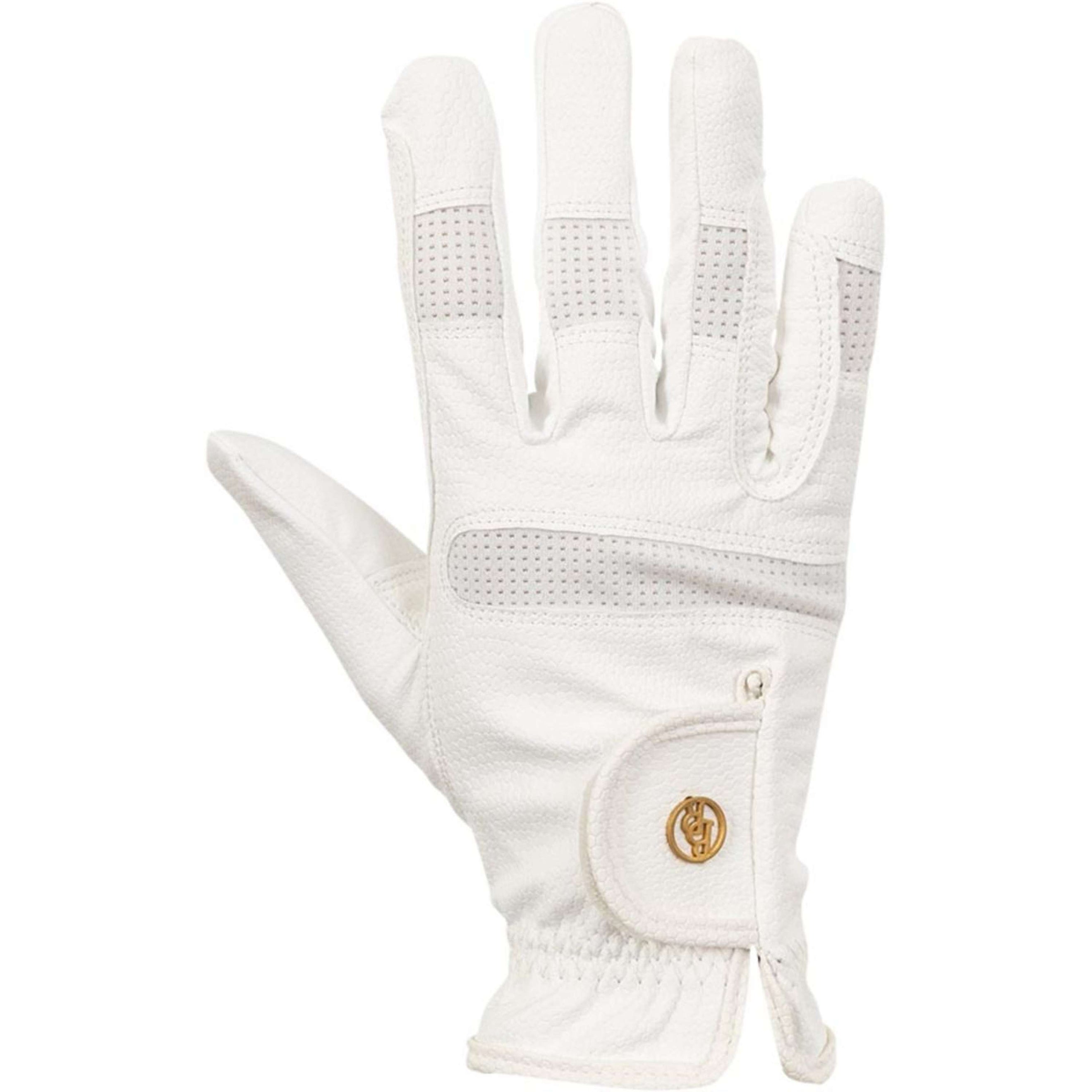 BR Gants d'Équitation Glory Pro Blanc