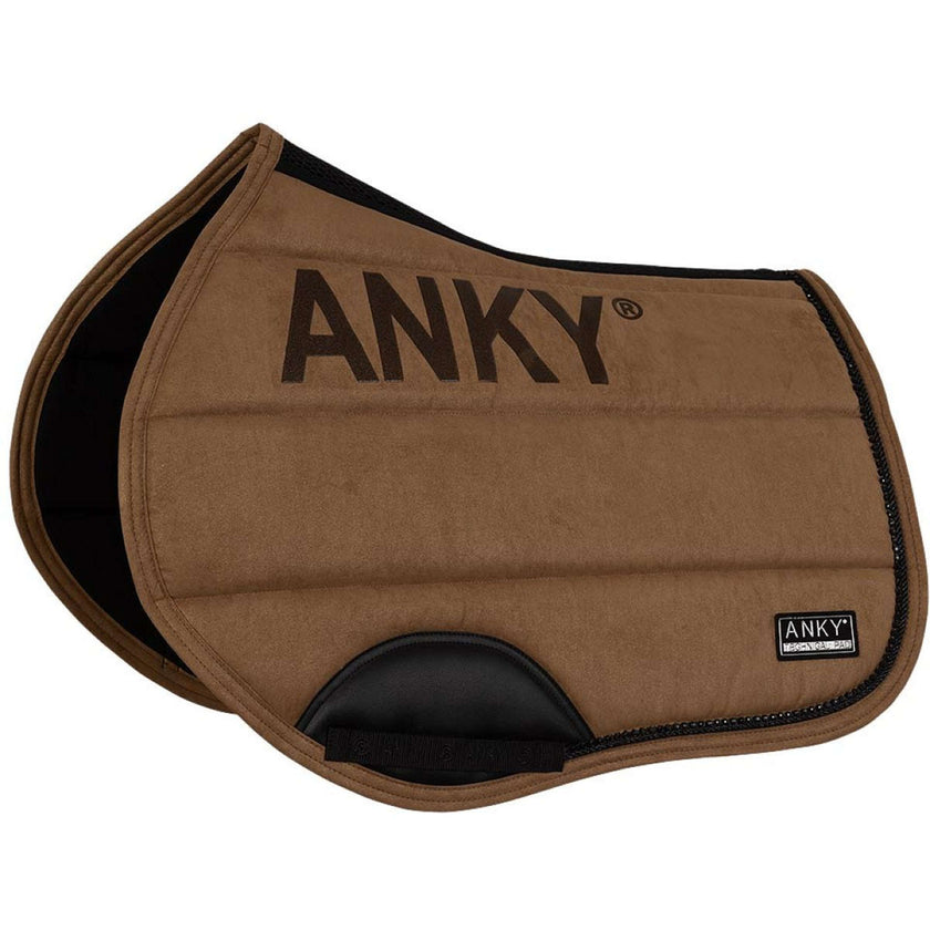 ANKY Zadeldekje Tapis de Selle Suede XB242111 de Saut Bronze