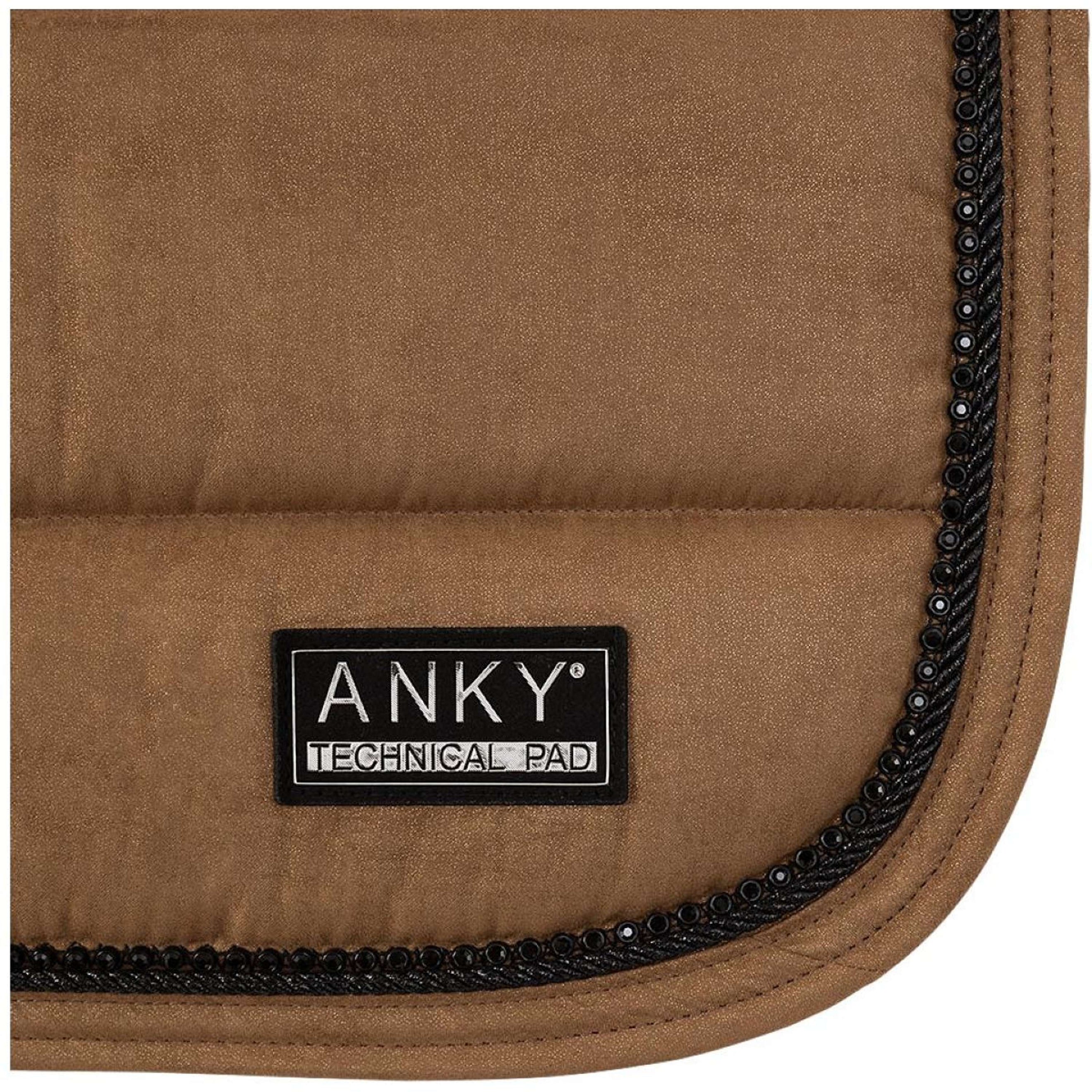 ANKY Zadeldekje Tapis de Selle Suede XB242111 de Saut Bronze