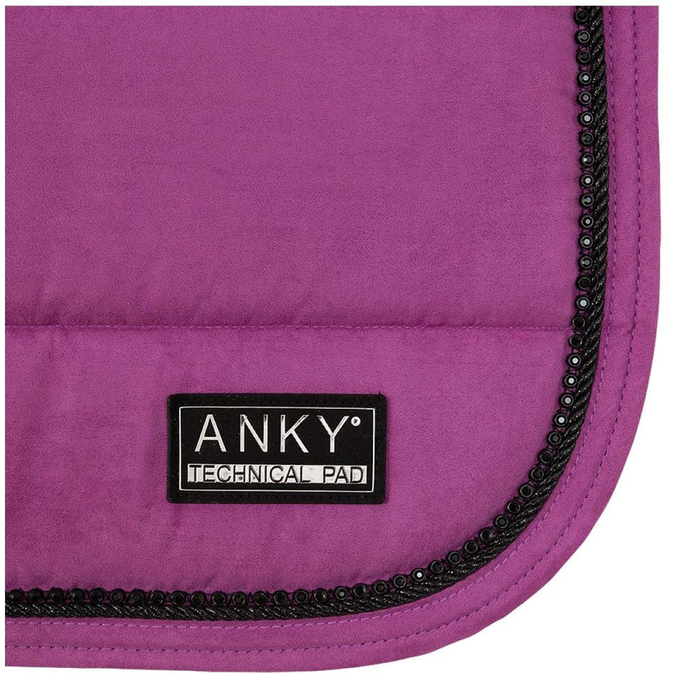 ANKY Zadeldekje Tapis de Selle Suede XB242111 de Saut Striking Purple