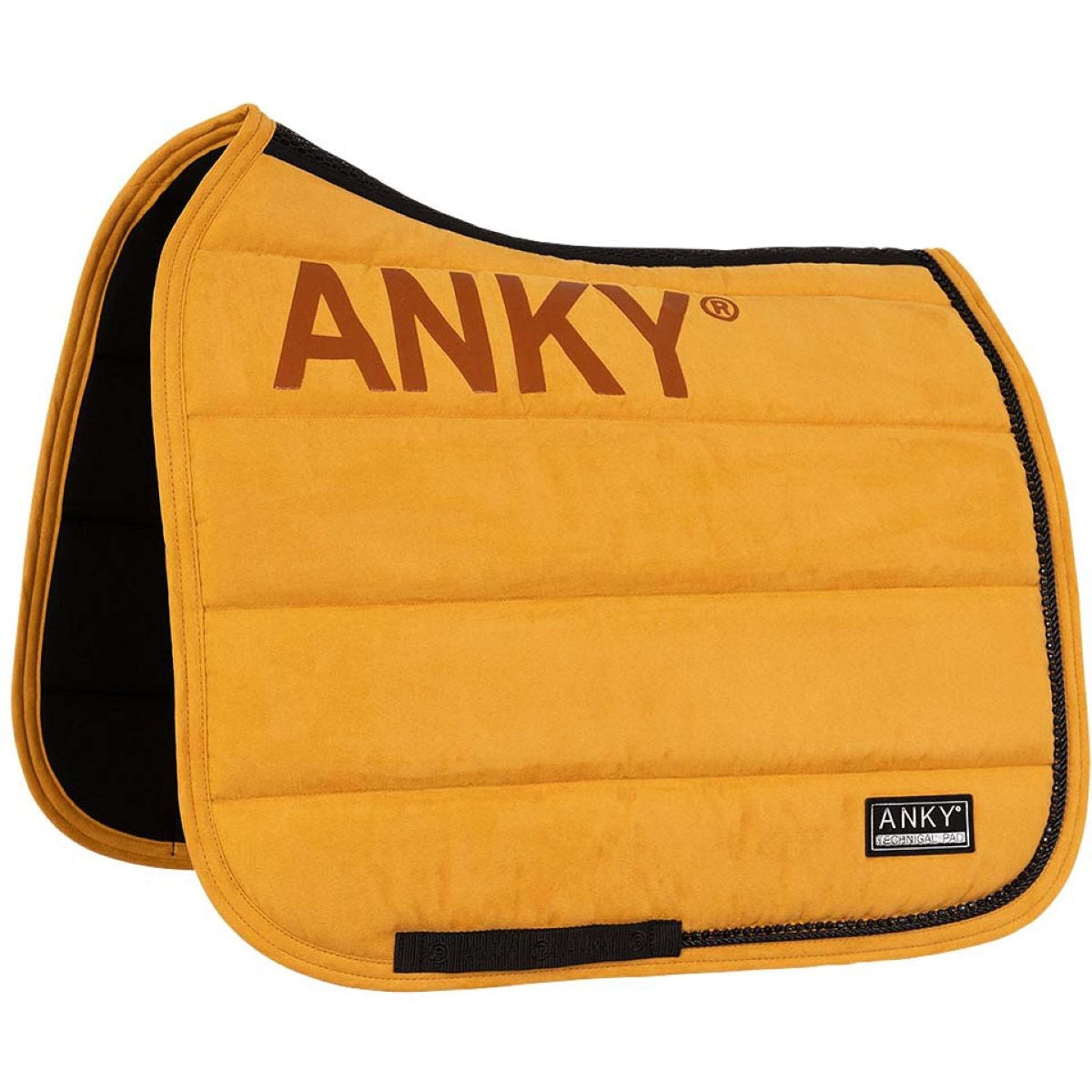 ANKY Zadeldekje Tapis de Selle Suede XB242110 Dressage Spruce Yellow