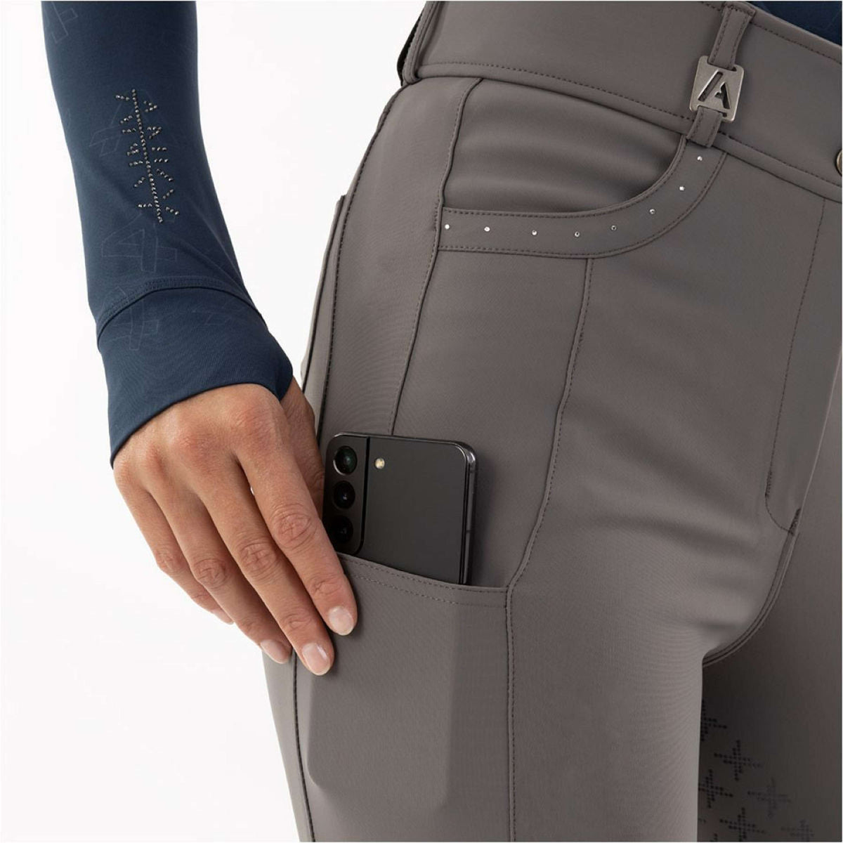 ANKY Rijbroek Pantalon d'Équitation Narrative XR242102 Full Grip Thunderstorm