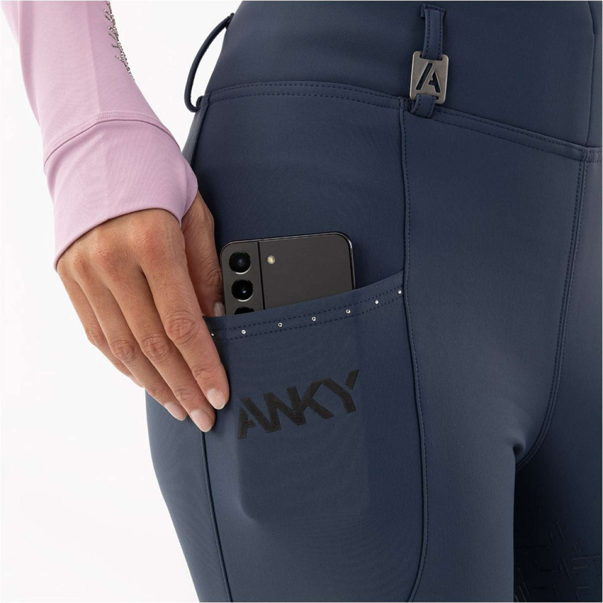 ANKY Rijlegging Legging d'Équitation Tactile XR242103 Full Grip Mood Indigo