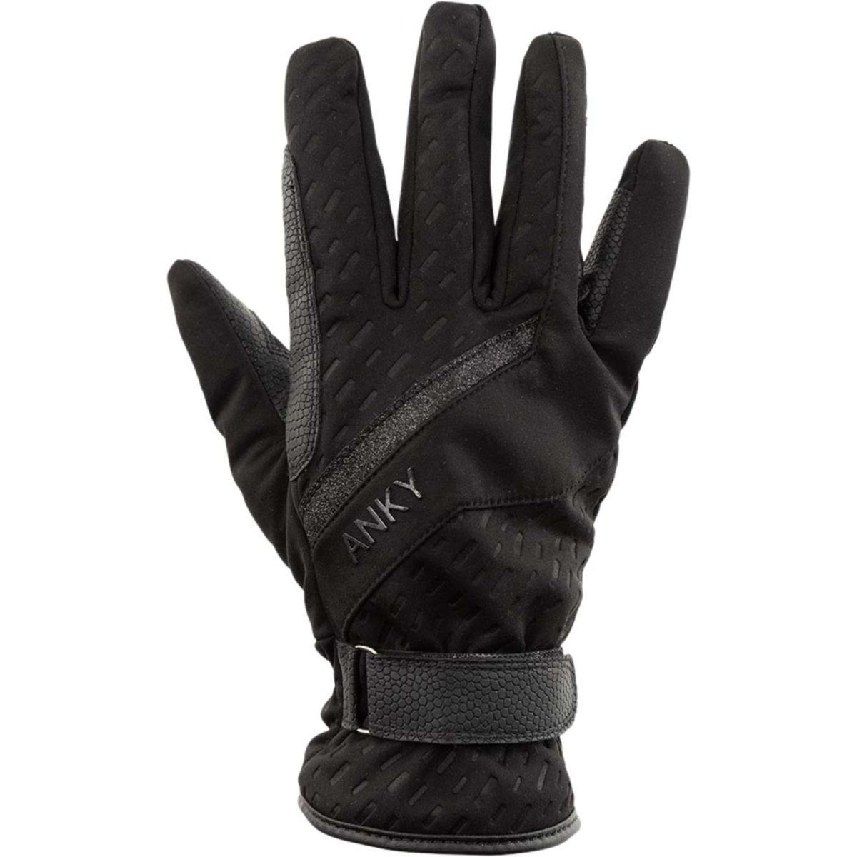 ANKY Gants d'hiver Technical Softshell Noir