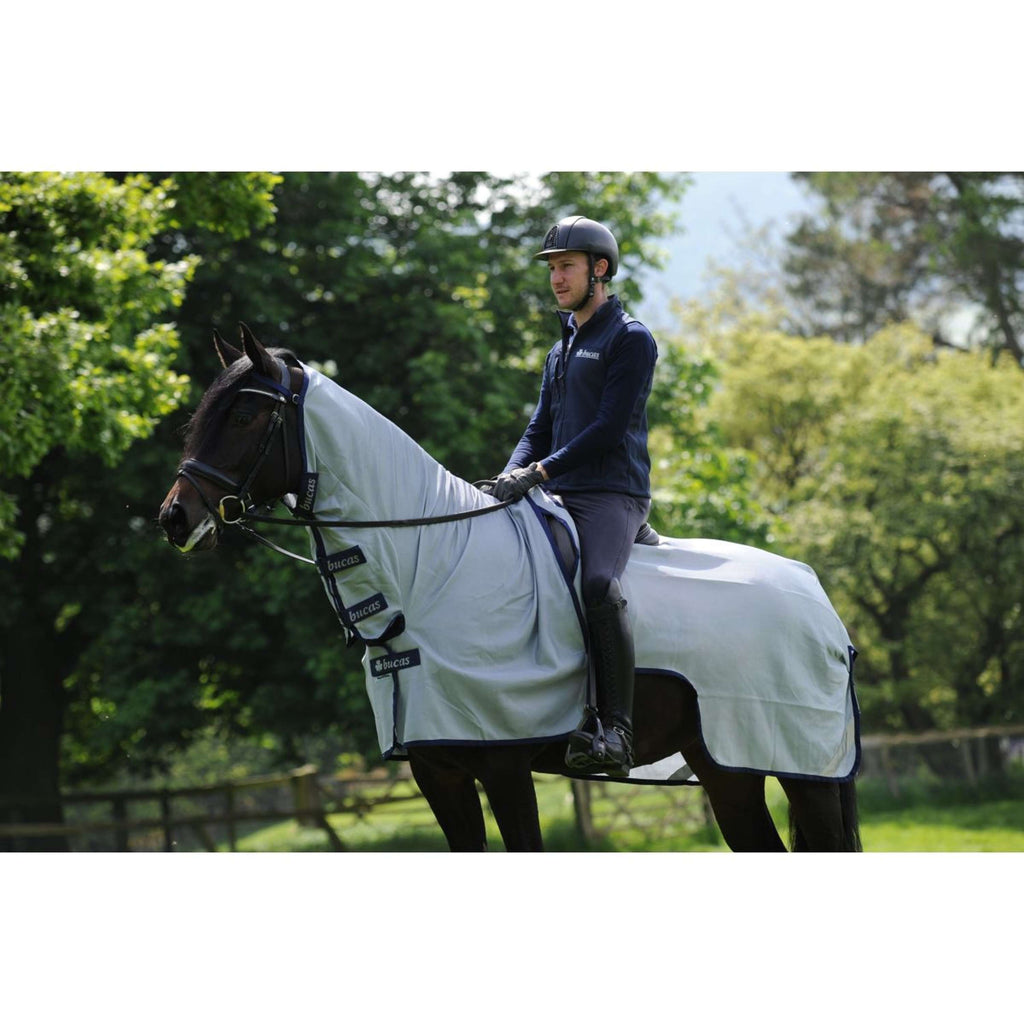Bucas Buzz-Off Riding Bleu