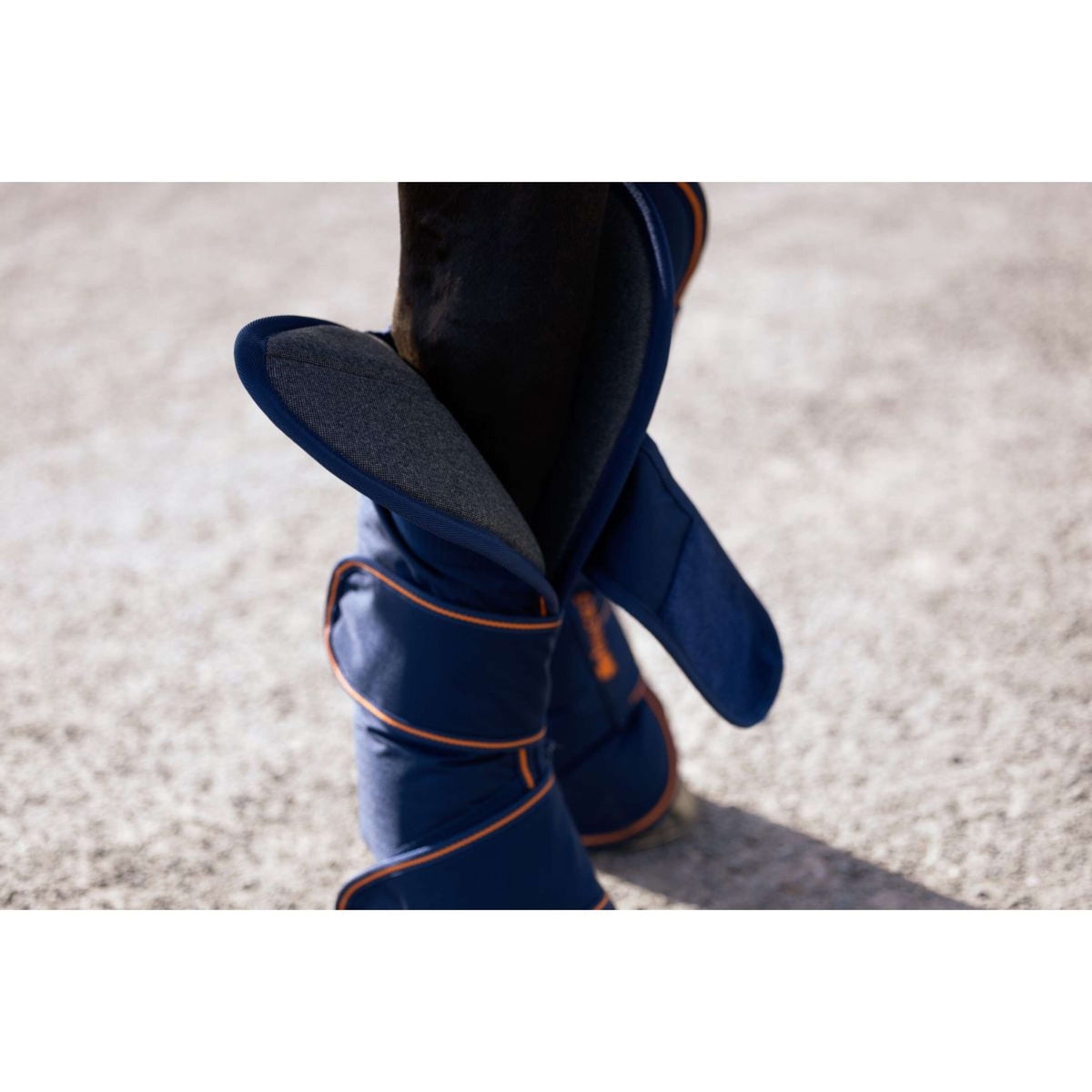 Bucas Guêtres de Transport Therapy Marin/Orange