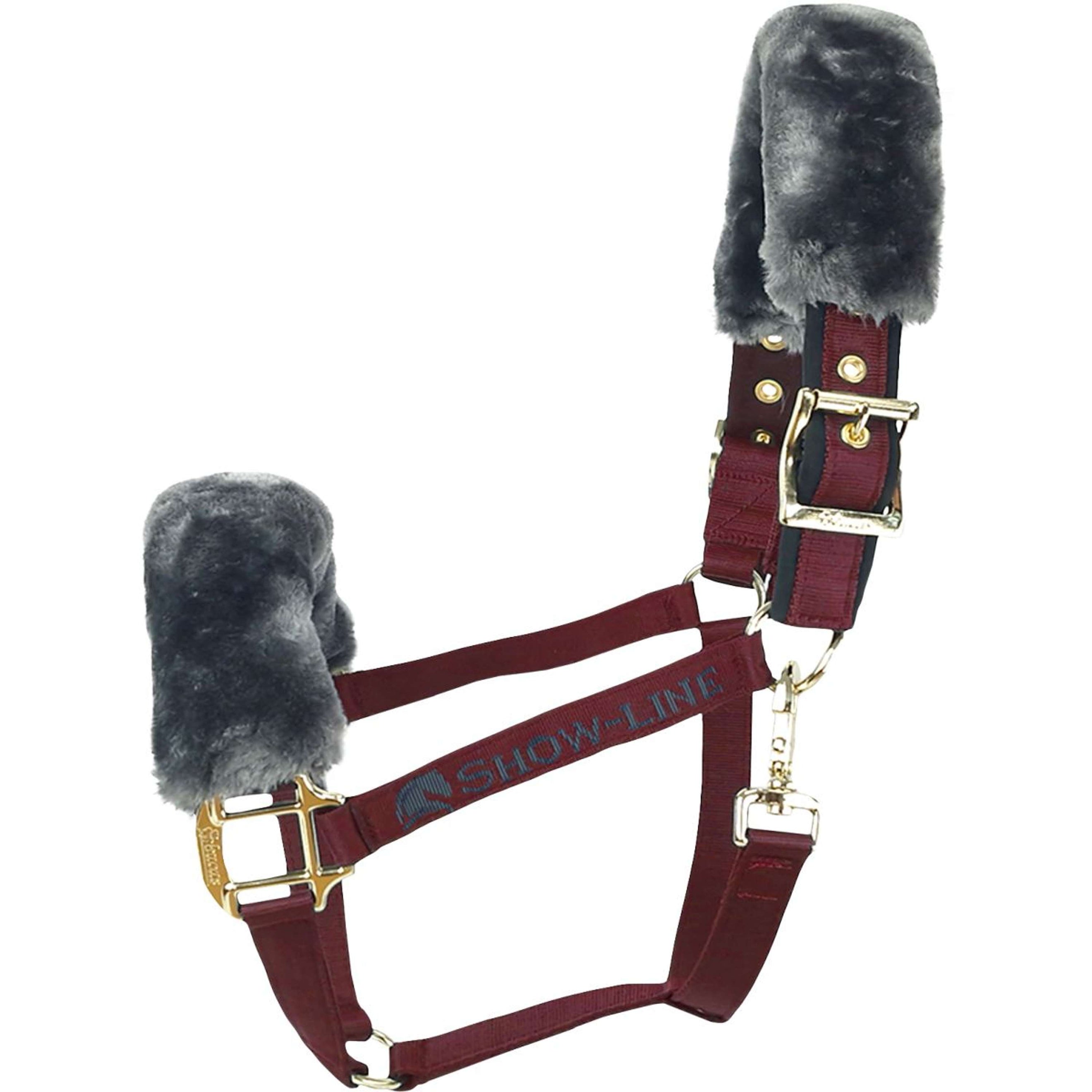 Bucas Licol Show-Line Burgundy/Black