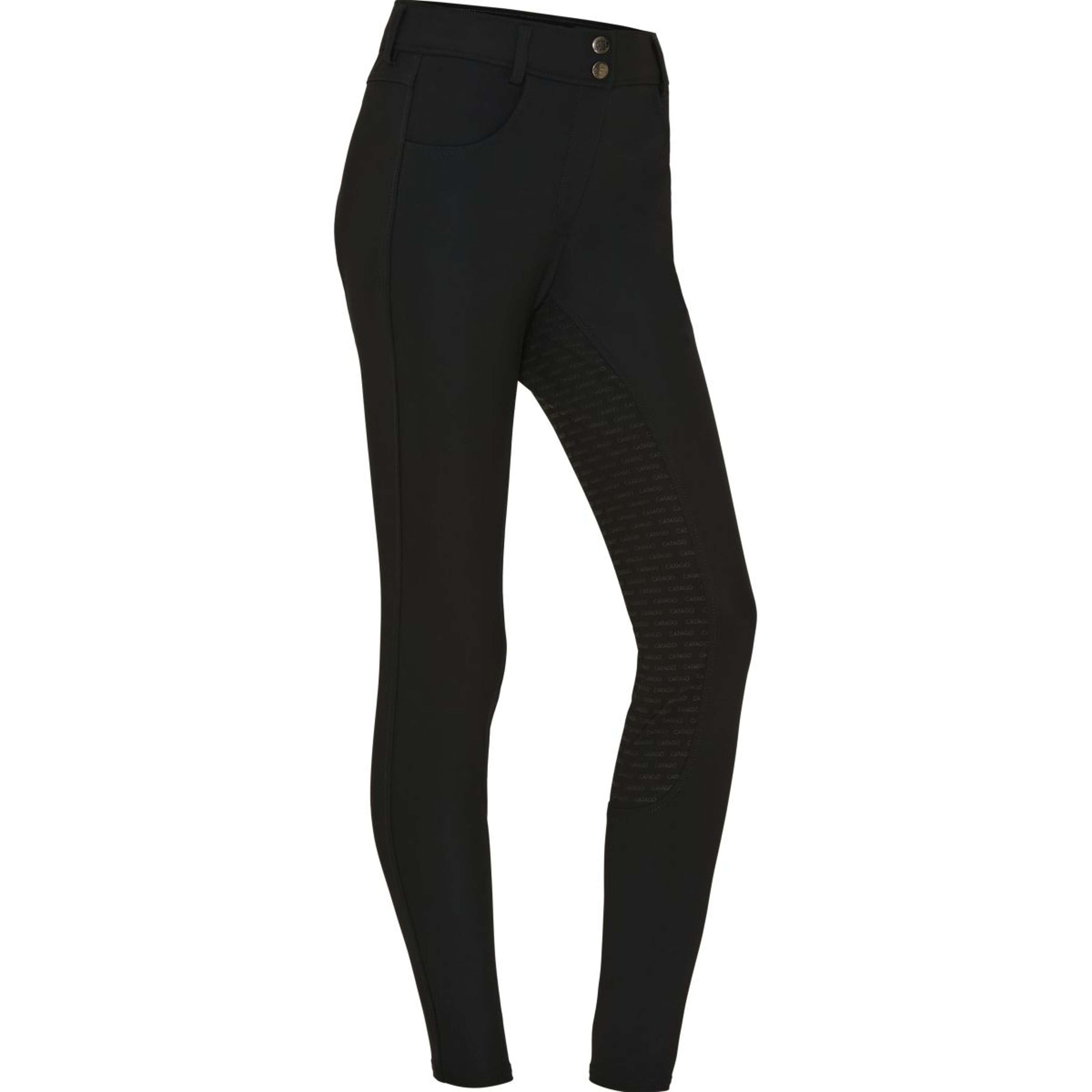 Catago Pantalon d'Équitation Rachel Full Grip Noir