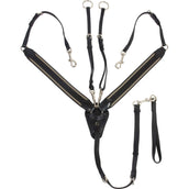Catago Collier de Chasse avec Martingale Noir