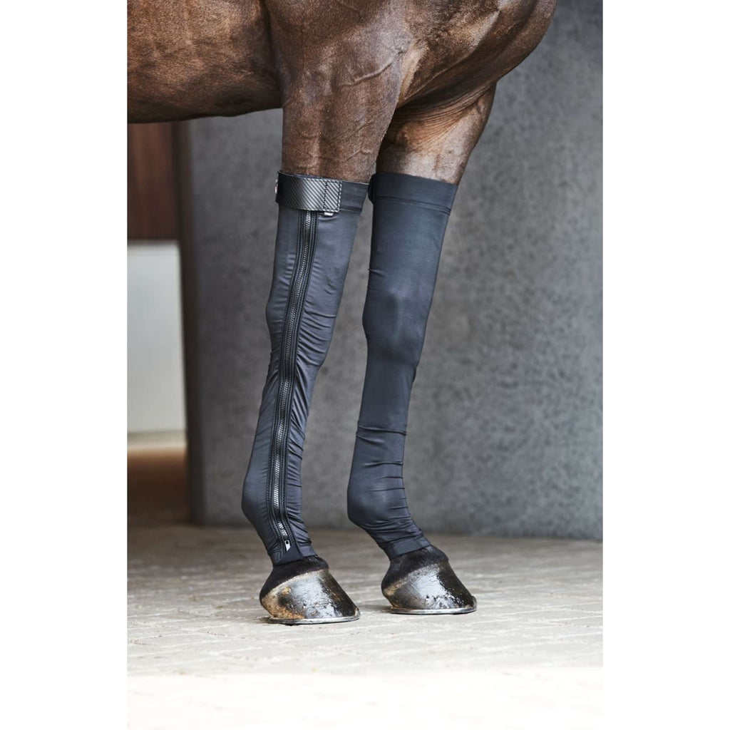 Catago Chaussettes FIR-Tech Jambes Avant Noir